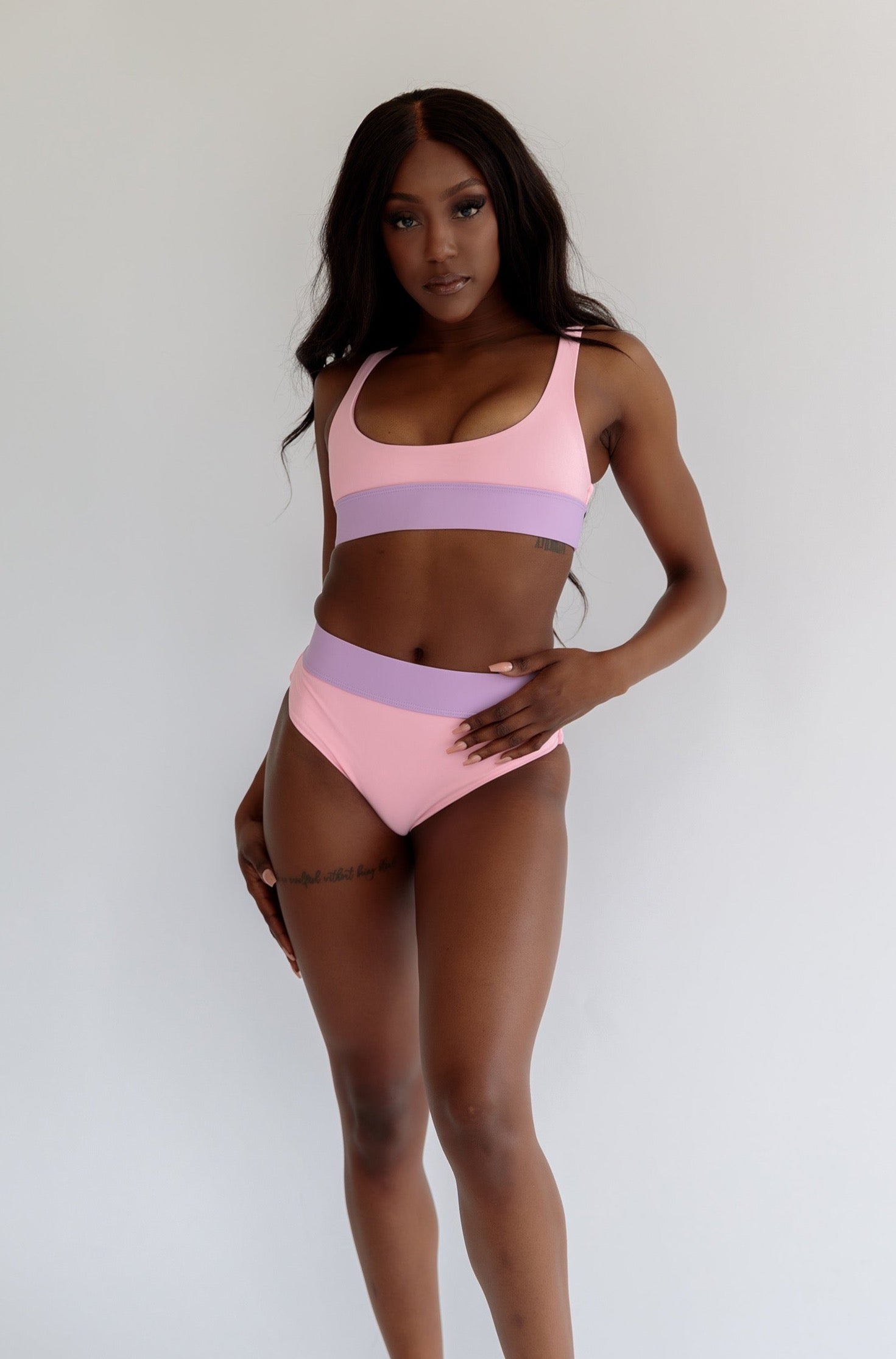 THE SCOOP BIKINI SWIM TOP / MAUI PINK