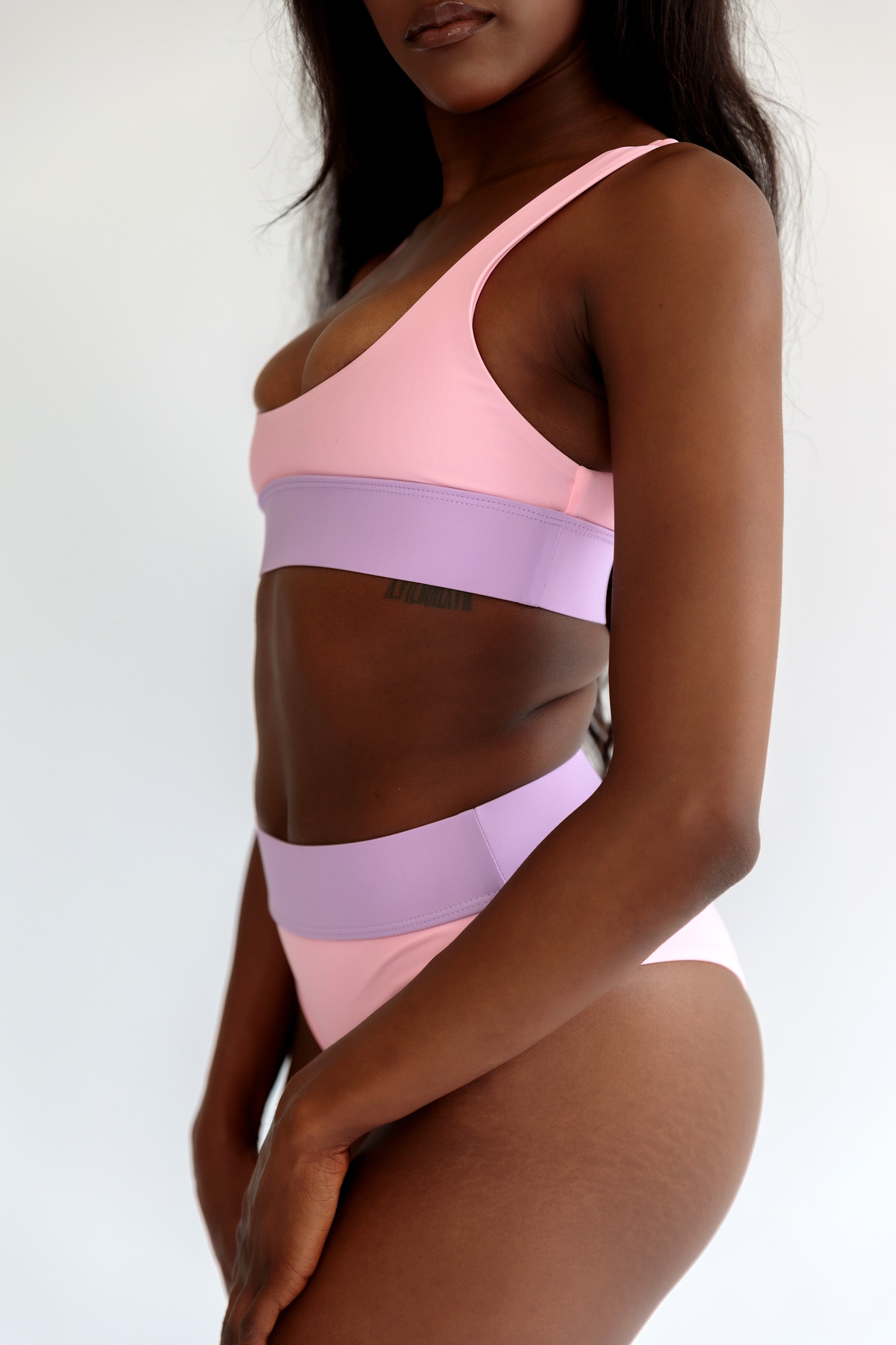 THE SCOOP BIKINI SWIM TOP / MAUI PINK
