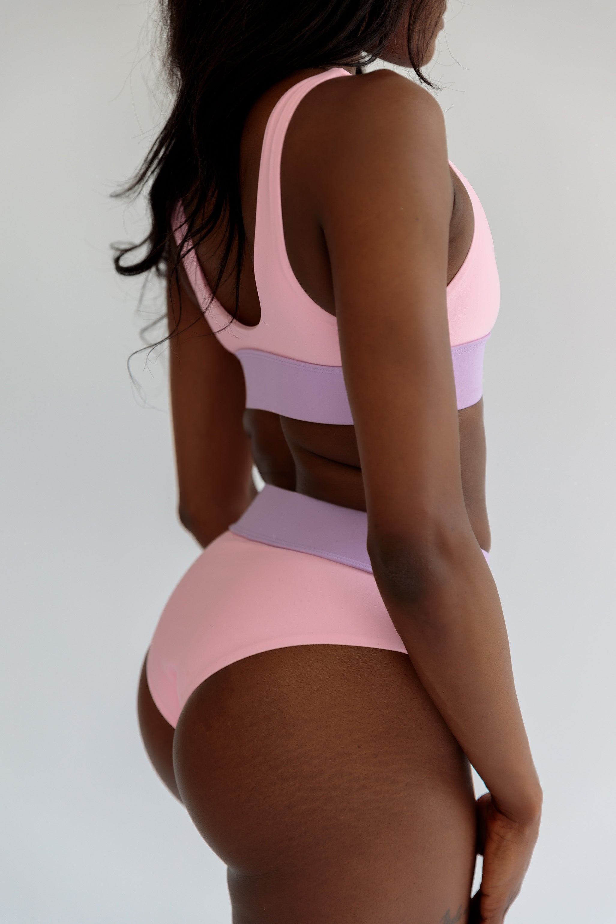 THE SCOOP BIKINI SWIM TOP / MAUI PINK