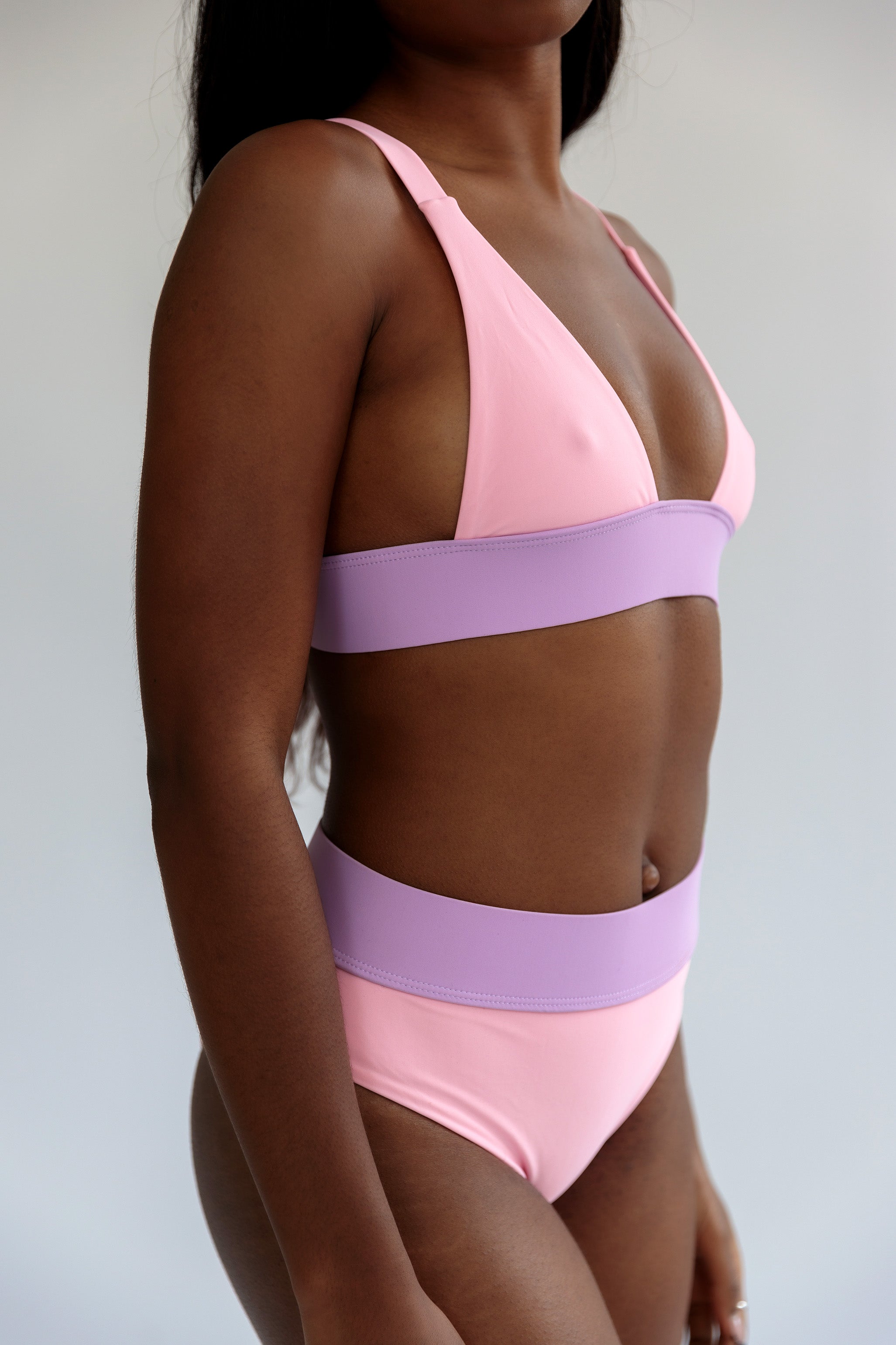 THE SKYE-HIGH BIKINI SWIM BOTTOM / MAUI PINK