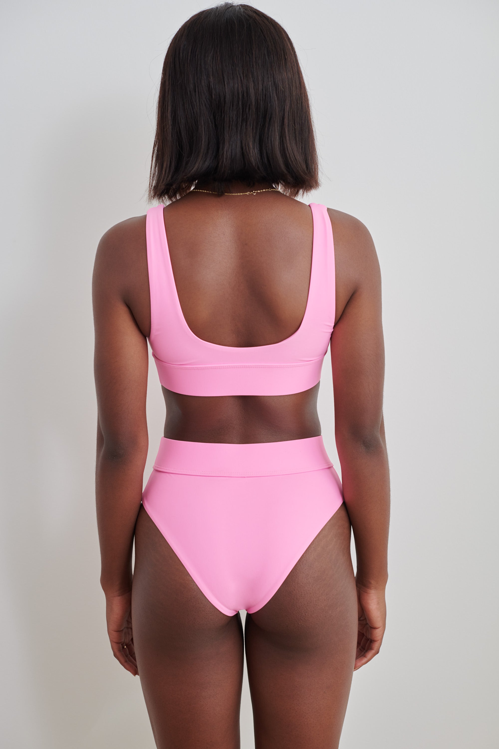 THE SKYE-HIGH BIKINI SWIM BOTTOM / CANDY PINK