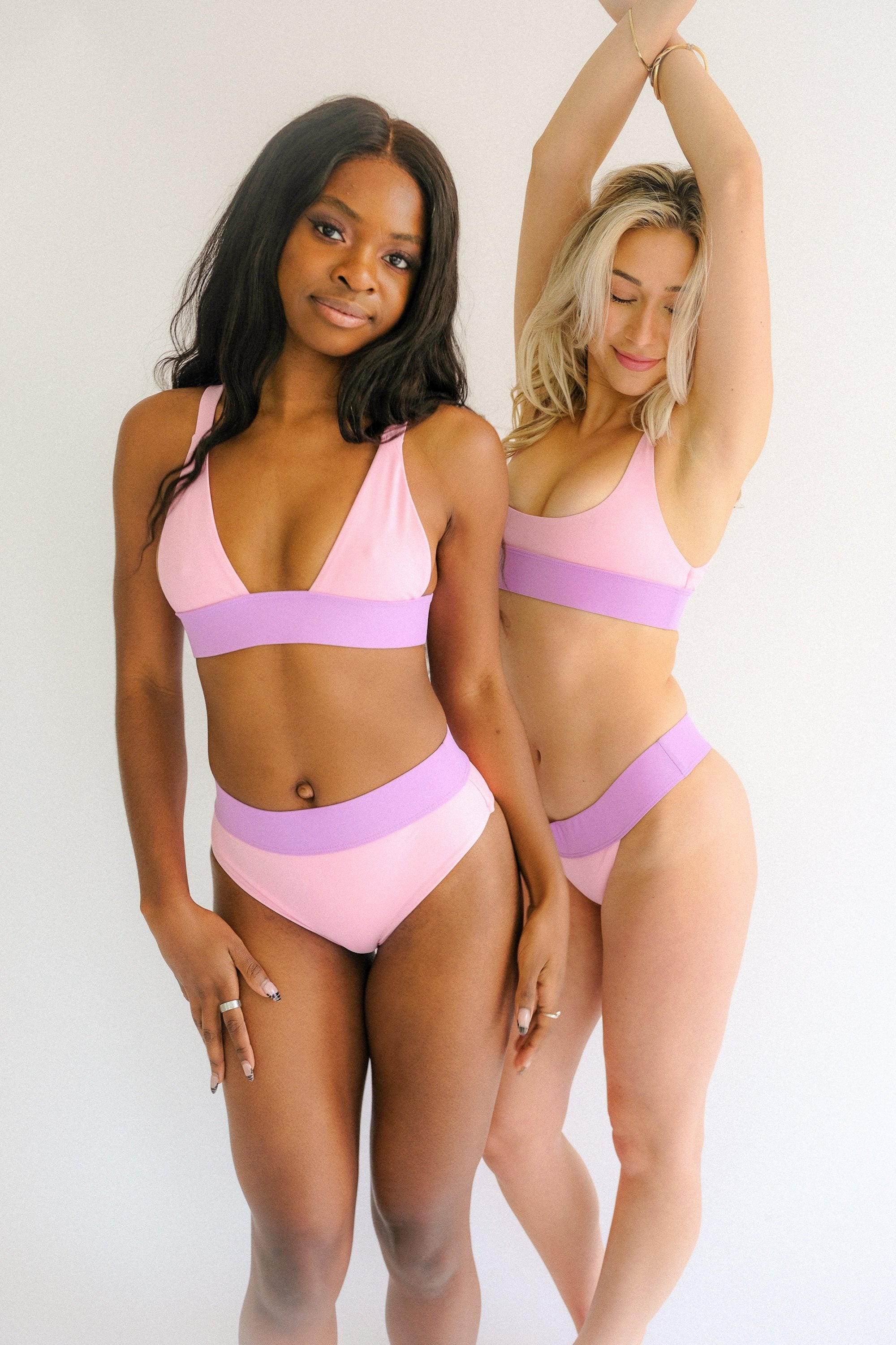THE SKYE-HIGH BIKINI SWIM BOTTOM / MAUI PINK