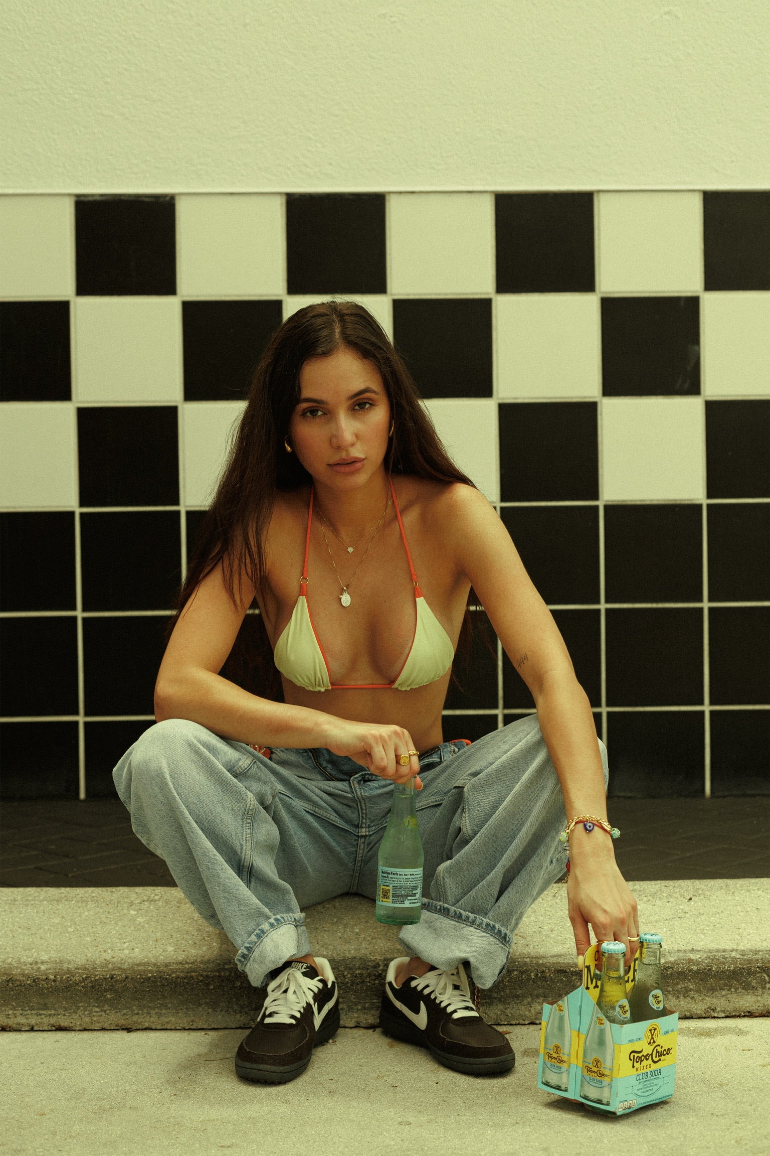 THE CONRAD SWIM BIKINI BOTTOM / APEROL & LIMONCELLO